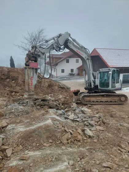 Hydromeißel original HUPPI 903 zu Takeuchi 1140 und 2150