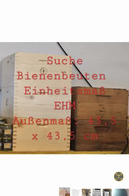 Suche Bienenbeuten Einheitsmaß EHM, 43,5 x 43,5 cm