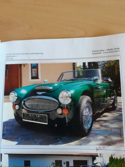 Oldtimer-Cabrio Austin Healey MK3 BJ8, Bj. 1967