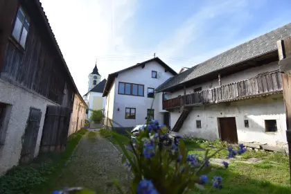 Hofstelle mit 9.000 m² Grund, davon 2.700 m² als Bauland nutzbar