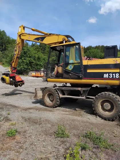 Baggerprozessor Cat 318