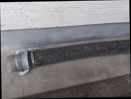 Gülleschlauch, Anschluss 8 Zoll System Bauer