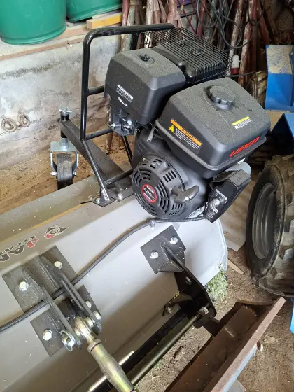 Frontmulcher Jansen BMM-130, Schlegelmulcher, Benzin, Mähwerk