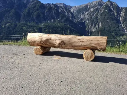 Blumentrog aus Lärchenholz