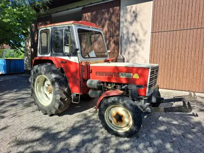 Steyr 750 mit Servo, Fronthydraulik und Frontzapfwelle, Steyr 760