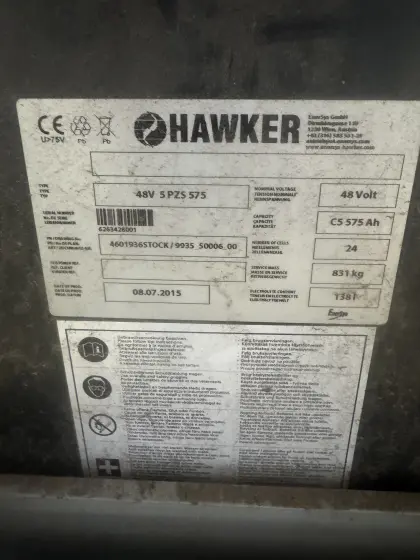 Batterie für Stapler