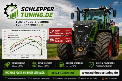 Leistungssteigerung durch Softwareoptimierung am Traktor