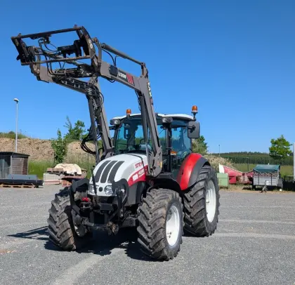 Steyr Kompakt 4085 mit MX U308 Frontlader, 2.355 Bh