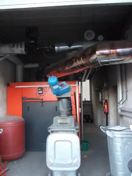 Heizomat Hackschnitzelheizung 650 kW mit Bunkeraustragung RHK-AK 650