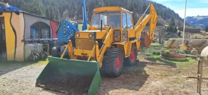 Lader mit Bagger Kramer 515