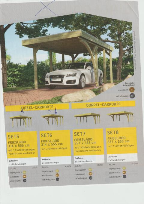 Holz-Carport