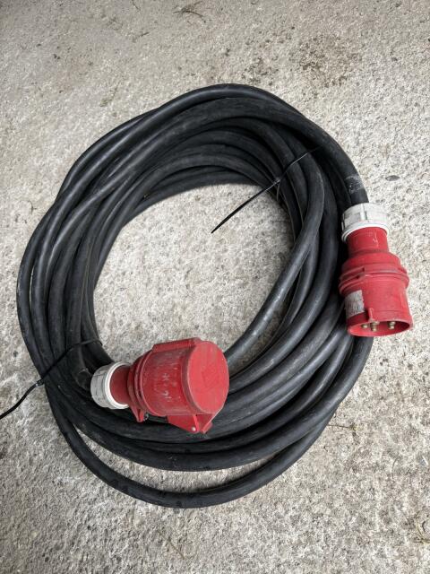 32A Starkstromkabel 25 m, H07RN-F 5x6 mm²