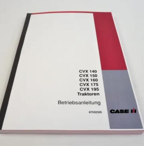Betriebshandbuch Case CVX Tier2
