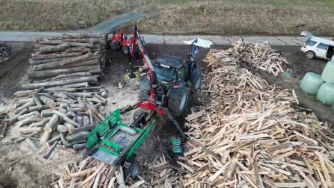 Holzspalten