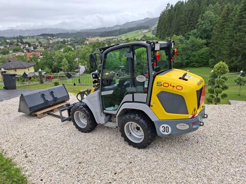 Kramer Allrad 5040, Schaufel und Palettengabel