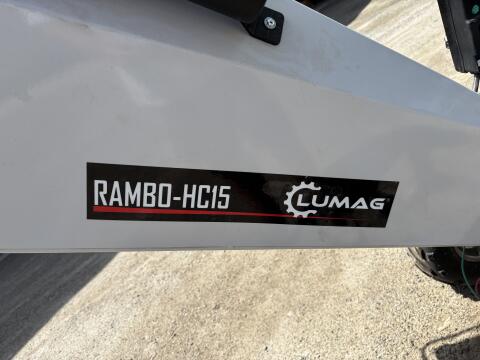 Lumag RAMBO HC15 Benzin-Häcksler, neuwertiger Profi-Häcksler, RAMBO HC15