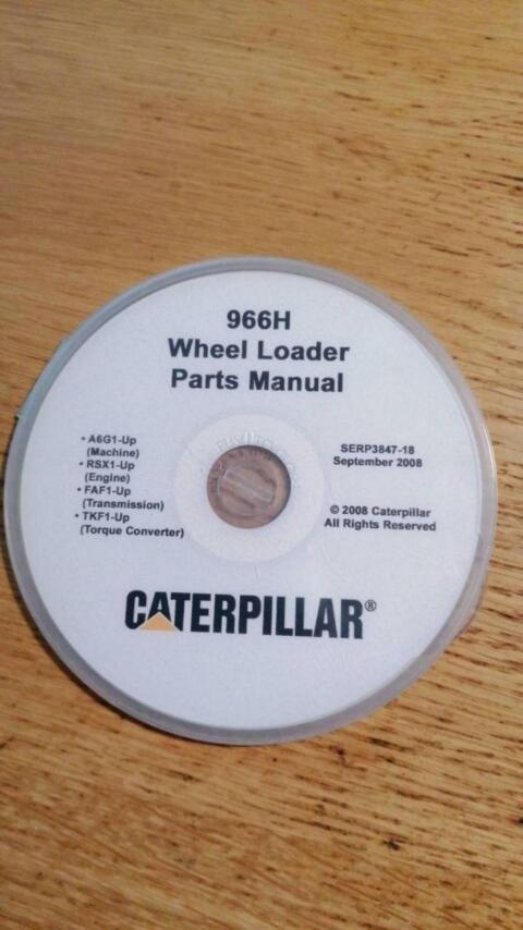 CAT Ersatzteilliste 966H