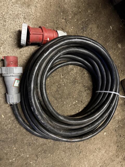 63A Starkstromkabel 25 m, H07RN-F 5x16 mm²