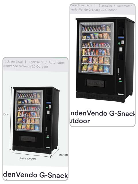 Automat SandenVendo G-Snack 10