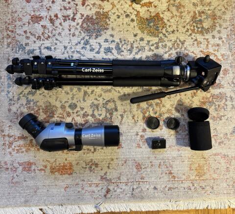 Carl Zeiss Diascope 65 T* FL Spektiv, 15-45x Zoomokular, O