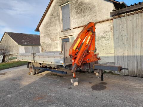 Kranwagen LKW Anhänger Palfinger PK 6500