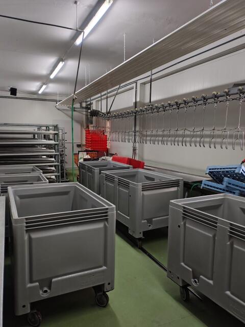 Hühnerschlachtanlage