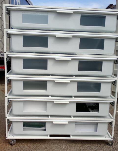 Schubladensystem Küken-Box, Küken-Heim
