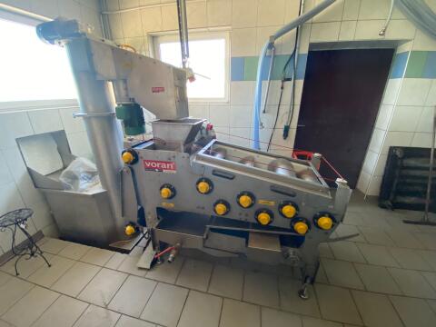 Obstmühle mit Bandpresse und Pasteur inkl. Gasterme