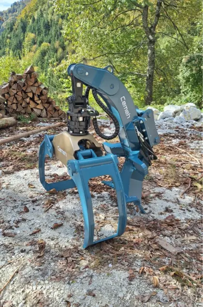 Holzzange für Bagger