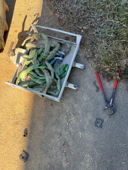 Steyr 8055 Sitz, Kiste, Betongewicht, Anhängermaul