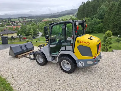 Kramer Allrad 5040, Schaufel und Palettengabel