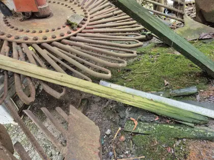Erntemaschine für rote Rüben
