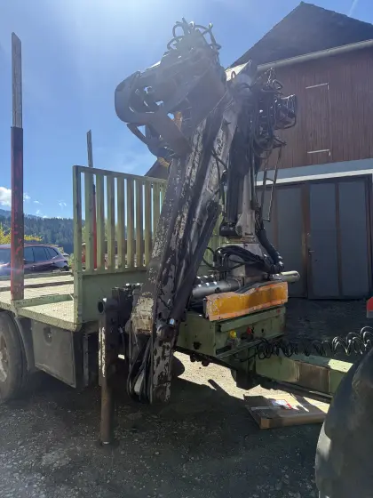 Penz Kran 5.500 H mit Greifer und Rotator, sofort verfügbar