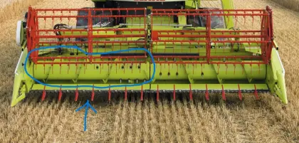 Einzugstrommel, Einzugsschnecke Claas 632861.2 C540