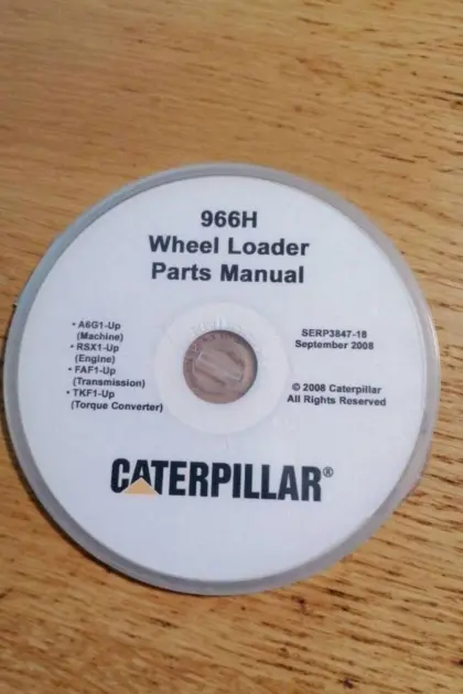 CAT Ersatzteilliste 966H