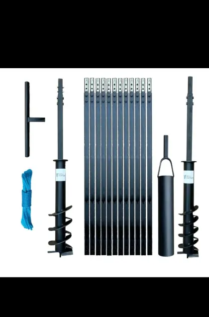 Erdbohrer, Brunnenbohrer 100 mm und 150 mm bis 20 m Tiefe