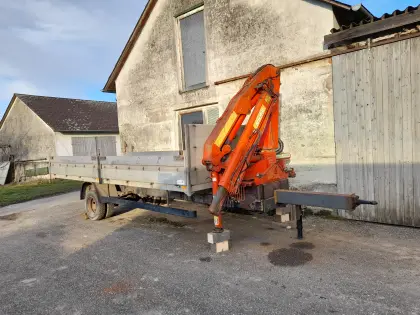 Kranwagen LKW Anhänger Palfinger PK 6500