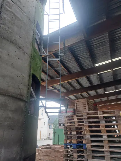 Leiter, z. B. für Hochsilo