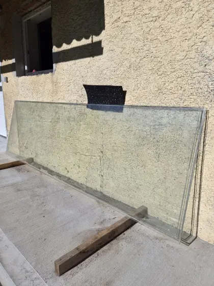 Zwei Glasplatten