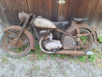 2x Puch 250 TF SGS Teilepakete, Konvolut Ersatzteile