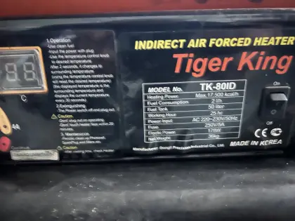 Heizkanone Tiger King TK-80ID