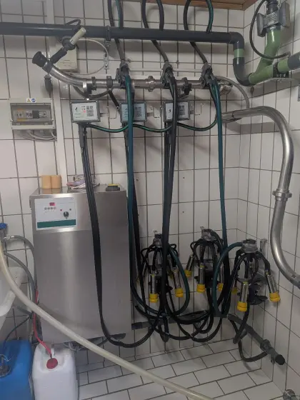 Rohrmelkanlage GEA