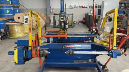 Seil-, bzw. Kabelwickelmaschine