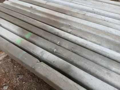 Betonsäulen, Betonpfähle, Zaunstempel