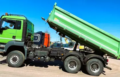 MAN TGS 26.460, 3-Seiten, 11 m³, 6x6