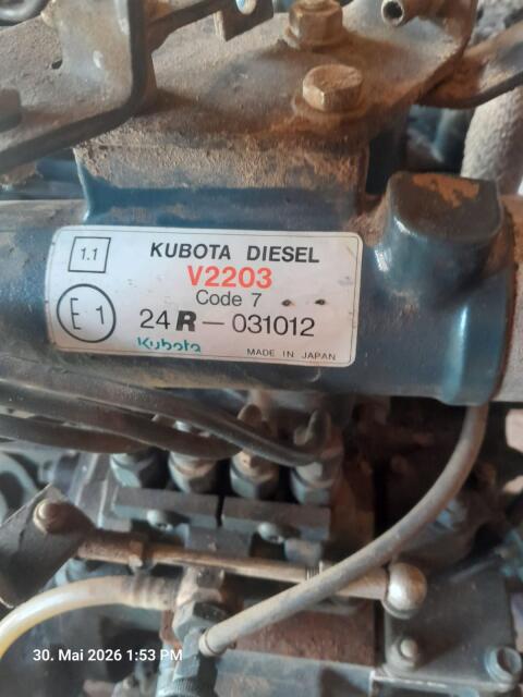 Aebi Motor 47 PS Kubota V2203