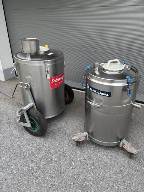 Milchtank 150 l und 100 l