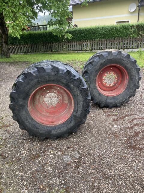 Räder 480/65-R24, 15x24 Felge, Steyr, Fendt
