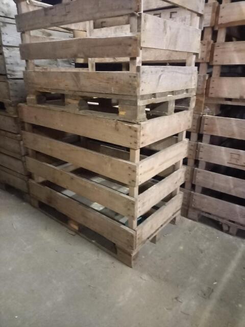Kartoffelkisten, Holzlagerkisten