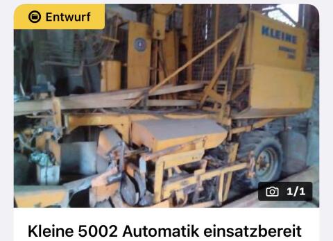Zuckerrüben-Vollernter Kleine 5002 Automatik